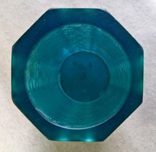 Vintage / Mid Century Modern “Sascha Brastoff” Molded Blue Resin Vase 3