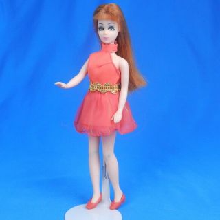 Vintage Topper Dawn Doll Glori N Red Mini Dress Fashion Outfit Pretty