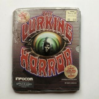 The Lurking Horror By Infocom Apple Ii Series Vintage Rare Crushed Box