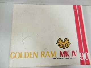 Vintage Golden Ram MK IV 90 One Dozen Balls in Package E2 2
