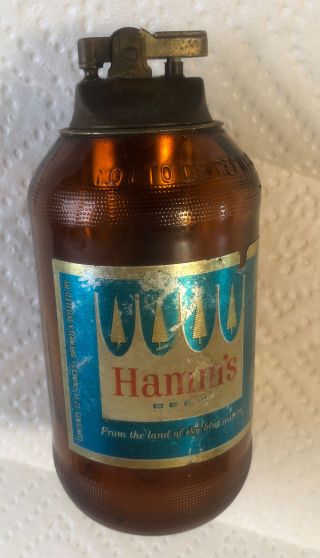 Rare Vintage Hamm’s Beer Bottle Lighter