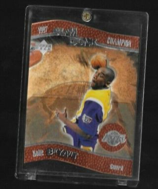 1997 Upper Deck Slam Dunk Cc1/6 Kobe Bryant Rare Die Cut In Case
