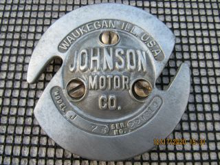 Johnson Antique Outboard Motor Rope Sheave Plate J75 1935 1.  4hp Fits J25 To J80