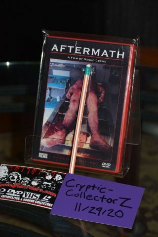 AFTERMATH / Genesis 1994 DVD Unearthed Films Nacho Cerda Extreme RARE Alt Cover 2
