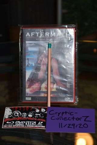 AFTERMATH / Genesis 1994 DVD Unearthed Films Nacho Cerda Extreme RARE Alt Cover 3