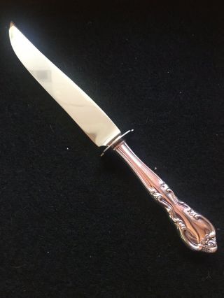 Easterling " American Classic " Sterling Silver Carving Knife - Very Good Cond.