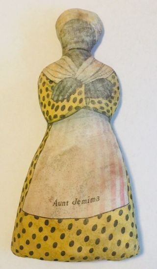 Antique C.  1924 Jemima Cloth Quaker Oats Advertising Doll