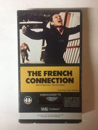 The French Connection Vhs Rare Magnetic Video Corporation Release Action Obscure