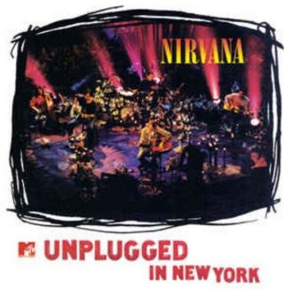 Rare Nirvana Mtv Unplugged Lp Vinyl Geffen Records 1994 Uk Pressing
