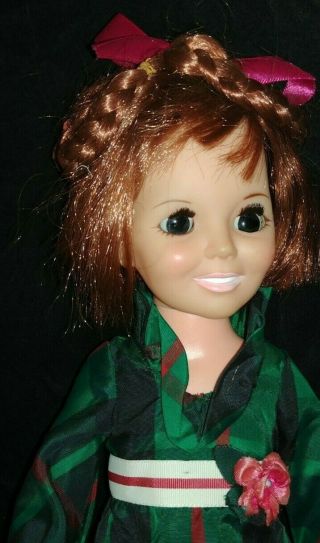 Vintage Ideal Red - Haired 18 " Crissy Doll In,  But Good,