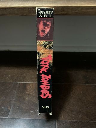 Toxic Zombies VHS Queasy Art Rare Horror 2
