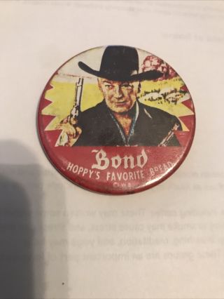 Rare Pin For Bond Bread Hoppy 