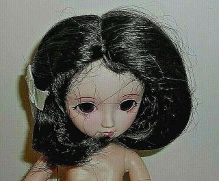 Old Store Stock Doll Wig Monique Stephanie Size 8 - 9 Dark Brown Wig Only