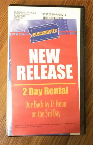 Blockbuster Vintage Vhs Case And Movie Relase The Best Man Movie 1999 Rare