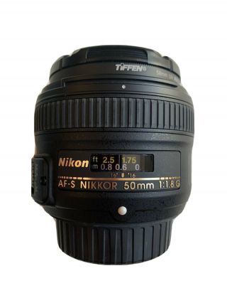 Nikon Nikkor Af - S 50mm F/1.  8g Lens - Rarely