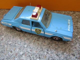 Rare 1979 Matchbox Superkings Plymouth Gran Fury City Of York Police Car
