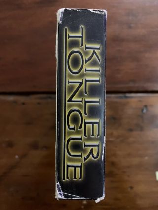 KILLER TONGUE VHS APIX horror Sov Gore Robert Englund Sleaze Cult Rare Oop Htf 3