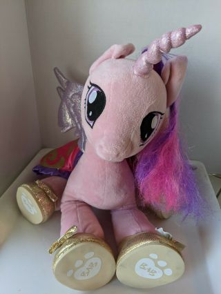 Build A Bear Pink Pegasus 2015,  Unicorn With Wings,  Shoes And Cape
