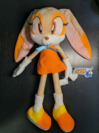 Cream The Rabbit Plush Doll 15 " Kellytoy Sega Toy Rare Sonic The Hedgehog