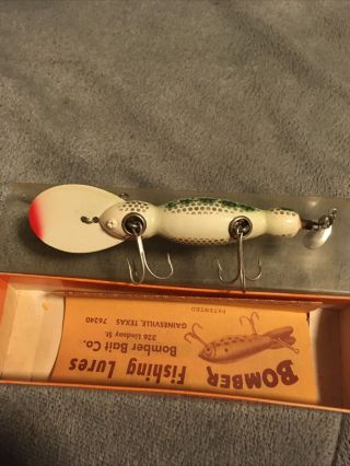 Vintage Bomber Fishing Lure Waterdog 1683 With Box/ Paperwork 3
