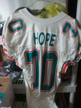 1992 Game Worn Miami Dolphins Jersey Rare