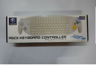 Rare Nintendo Gamecube Ascii Keyboard Controller W/box 20201124s