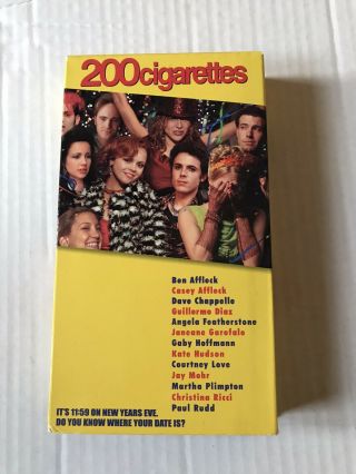 200 Cigarettes Vhs Rare Vcr Video Tape Movie