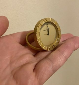 Vintage Tiffany & Co Atlas Travel Clock,  Pocket Watch Very Rare Timepiece