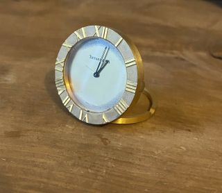 Vintage Tiffany & Co Atlas Travel Clock,  Pocket Watch Very Rare Timepiece 3