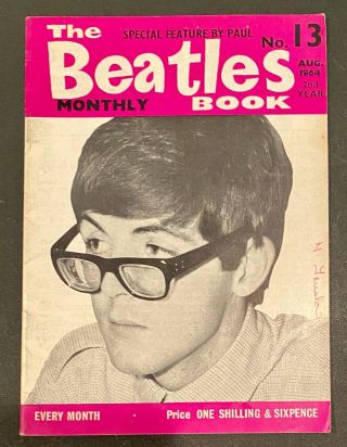 Very Rare August 1964 The Beatles Book 1964 Issue 13