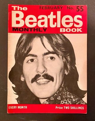 Very Rare February 1968 The Beatles Book 1968 Issue 55