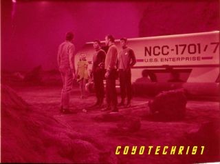 Rare 1967 Star Trek Tos 35mm Film Clip Metamorphosis Shuttlecraft Sound Stage Do