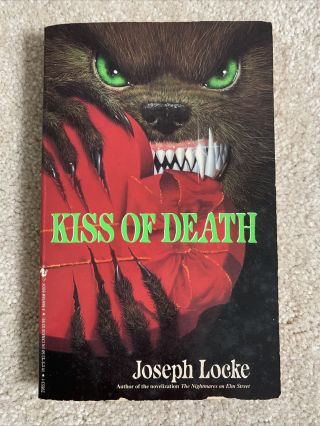 Kiss Of Death By Joseph Locke & Ray Garton (writing As Joseph Locke) Pb Rare