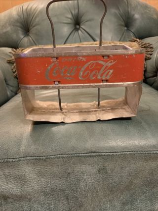 Rare Coca Cola Advertising Bottle Carrier