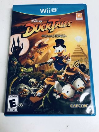 Ducktales: Remastered (nintendo Wii U,  2013) Disneys Wiiu Disc Rare
