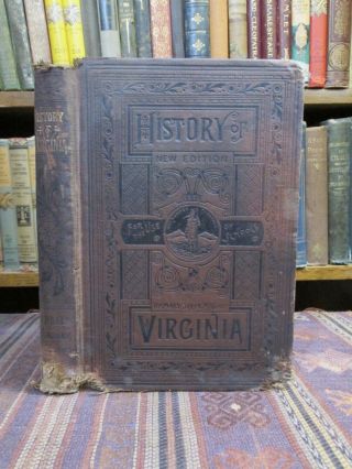 1904 Magill History Of Virginia For The Use Of Schools Rare Old Book Illustrated