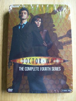 Doctor Who Complete Fourth Series Steelbook Dvd 2008 6 - Disc Set Bbc Rare Oop