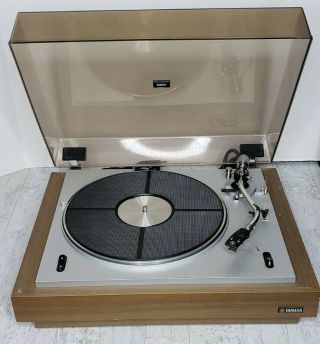 Rare Yamaha Yp - 701 Belt Drive Turntable Japan As Untested/as Defective Read