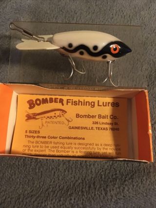 Vintage Bomber Fishing Lure 208 With Box/ Paperwork