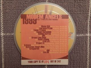 Rare Front 242 Tribute Album " Modem Angels " Cd - - Limited Edition Of 242 Copies