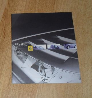 Renault Avantime Brochure 2001 - Rare Early Uk Edition