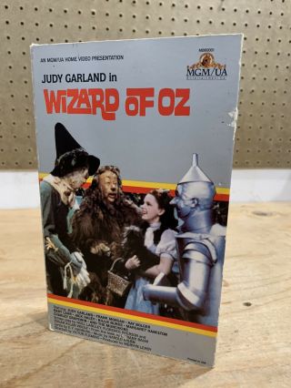 Rare The Wizard Of Oz First 1983 Mgm Ua Home Video - Early Vhs Release
