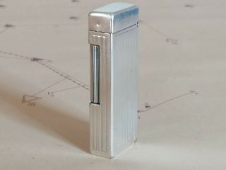 Rare Vintage Dunhill AUTO ROLLALITE petrol lighter Swiss made pat.  1945 3