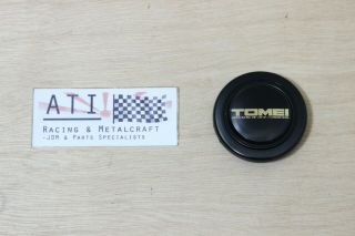Rare Jdm Tomei Racing Black & Gold Steering Wheel Horn Button