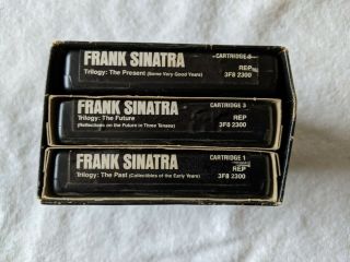 RARE Vintage Frank Sinatra 8 Track 3 Piece Tape Trilogy Set (A6) 2