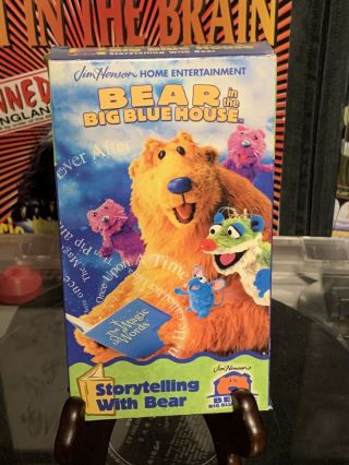 Storytelling With Bear In The Big Blue House Vhs Vcr Video Tape Movie Rare