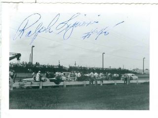 Ralph Liguori Orig Signed Foto: Indy 500 - Veteran - Rare Item 1958