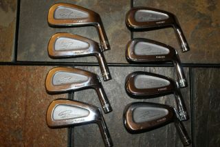 Very Rare Cobra Greg Norman Forged 3 - Pw Iron Heads Only (8 Heads) ; Great Shape