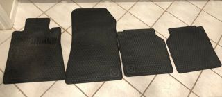 Mercedes W140 S - Class 92 - 99 Sel Oem Rare Rubber Floor Mats Trays All - Weather