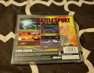BattleSport Sony PlayStation 1 Rare HTF PS1 Complete,  Registration Card 2